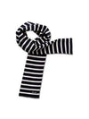 KH Duguay Stripe Muffler White Black - SAINT JAMES - BALAAN 2