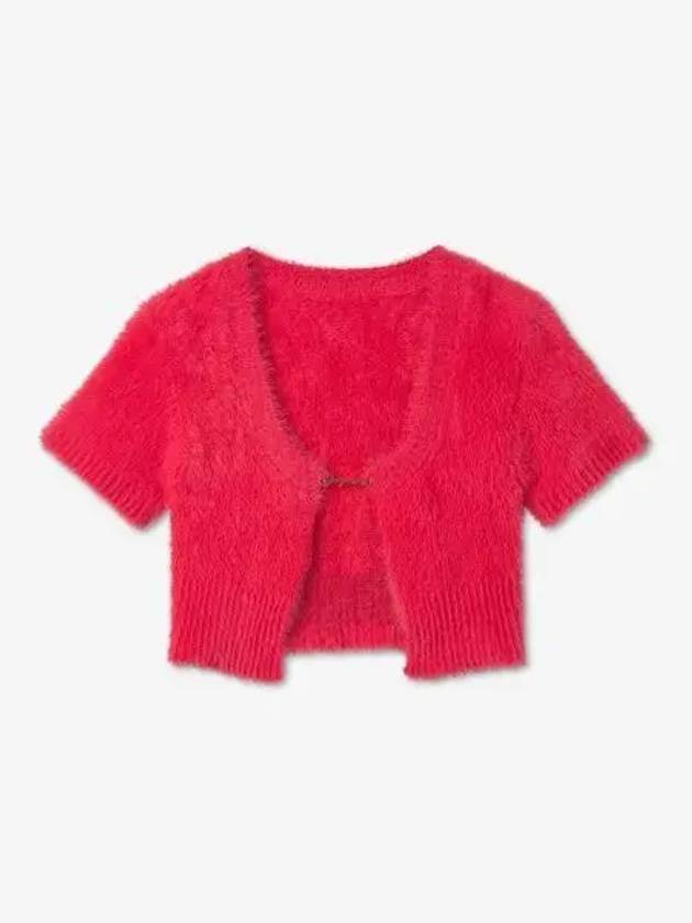 Jacquemus La Maille Neve Cardigan Pink 223KN2092380450SS23 - JACQUEMUS - BALAAN 1