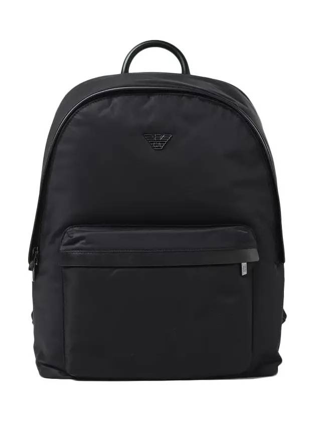 Logo Nylon Backpack Black - EMPORIO ARMANI - BALAAN 2