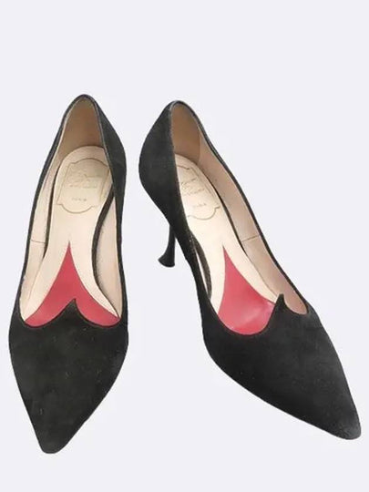 RVW53024540O20B999 Black Color I Love Vivier Pumps 230MM - ROGER VIVIER - BALAAN 2