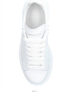 Oversized Leather Low Top Sneakers White - ALEXANDER MCQUEEN - BALAAN 5