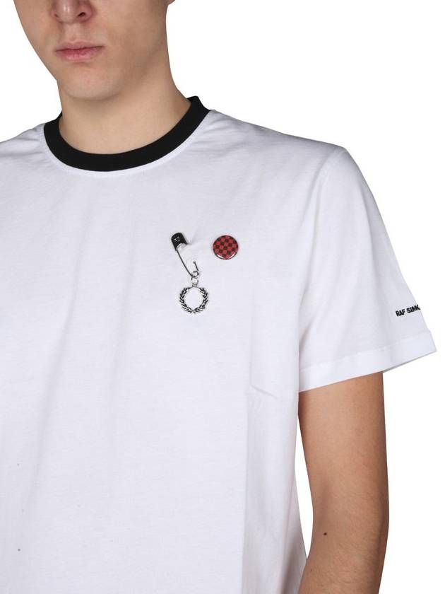 Fred Perry X Raf Simons Slim Fit T-Shirt - FRED PERRY - BALAAN 4