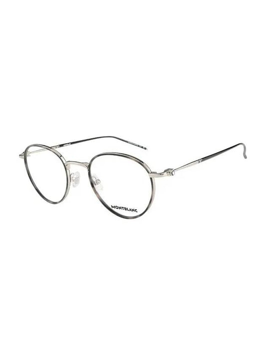 Round Metal Eyeglasses Silver - MONTBLANC - BALAAN 1