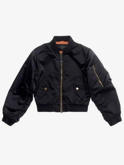 Shrunk Bomber Jacket Black - BALENCIAGA - BALAAN 2