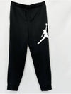 Men's Jumpman Logo Fleece Track Pants Black - NIKE - BALAAN 3