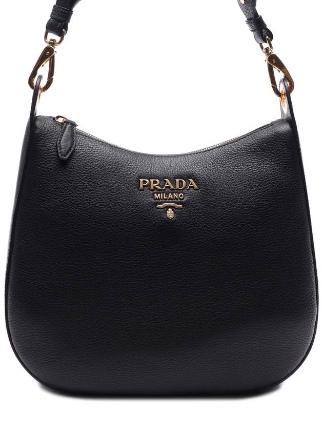 Vitello Phoenix Shoulder Bag Black - PRADA - BALAAN 3