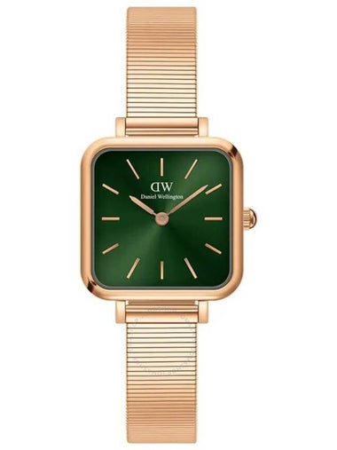 Daniel Wellington Quadro Studio Quartz Green Dial Watch DW00100519 - DANIEL WELLINGTON - BALAAN 1