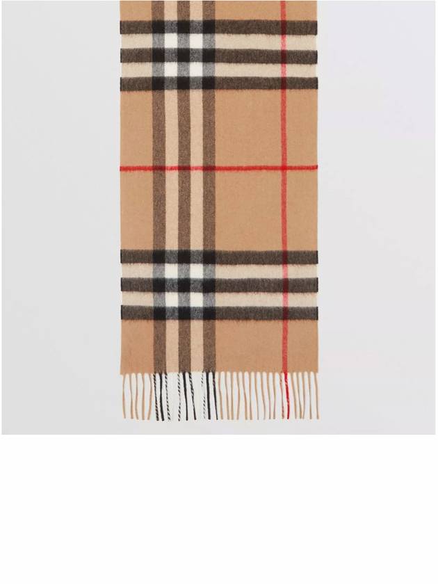 Classic Giant Check Muffler Brown - BURBERRY - BALAAN 4