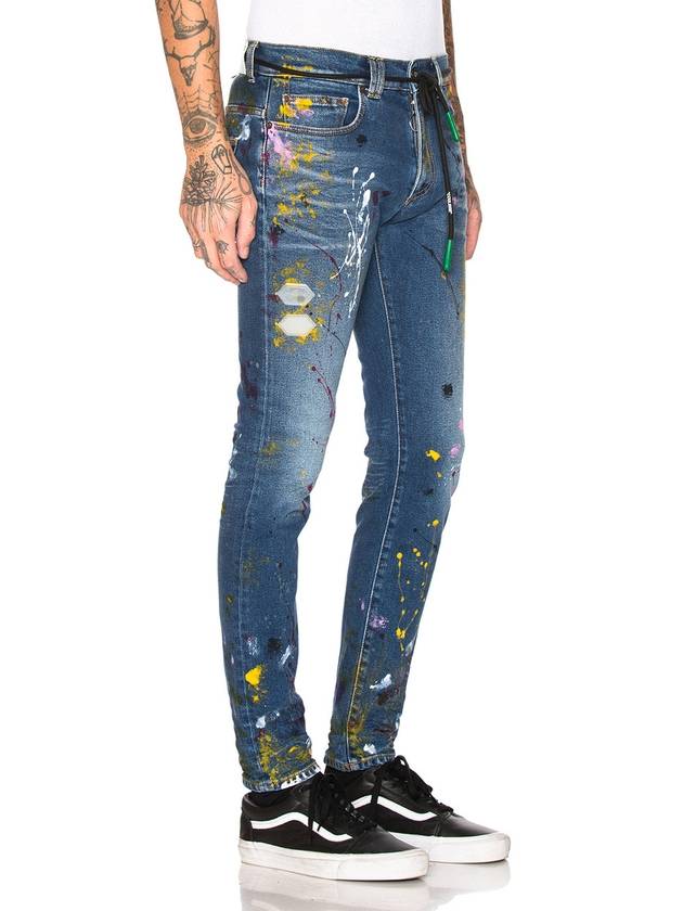 Men's multipainted jeans OMYA002R19C320218400 - OFF WHITE - BALAAN 9