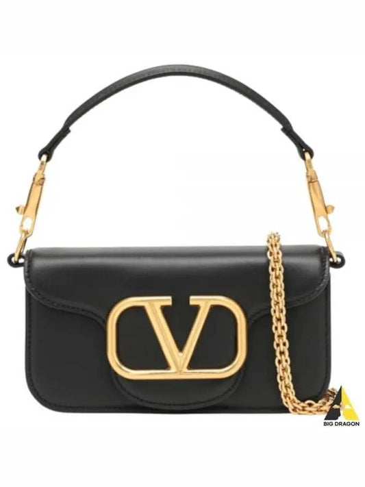 V Logo Small Shoulder Bag Black - VALENTINO - BALAAN 2