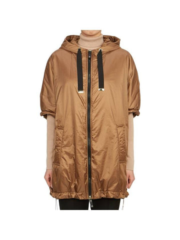 Greenca Padding Cape Caramel - MAX MARA - BALAAN 1