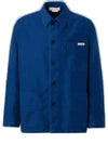 Overdyed Work Jacket Royal Blue - MARNI - BALAAN 1