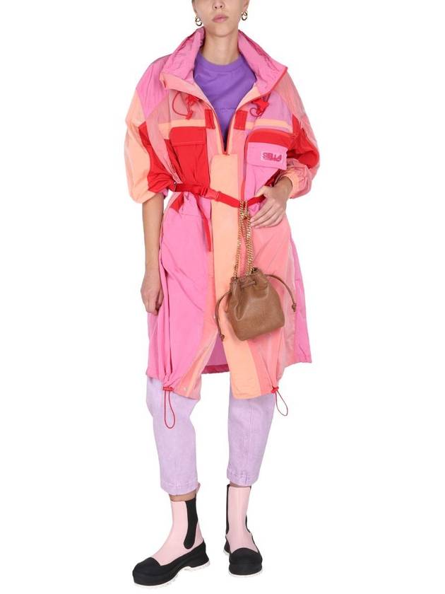 Women's Maia Casual Trench Coat Pink - STELLA MCCARTNEY - BALAAN 3