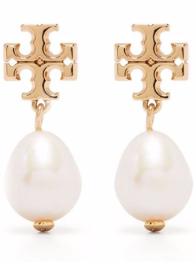 Kira Pearl Drop Earrings Gold - TORY BURCH - BALAAN 2