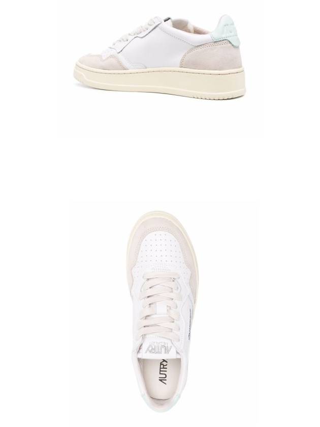 Medalist Suede Mint Tab Low Top Sneakers White - AUTRY - BALAAN 6