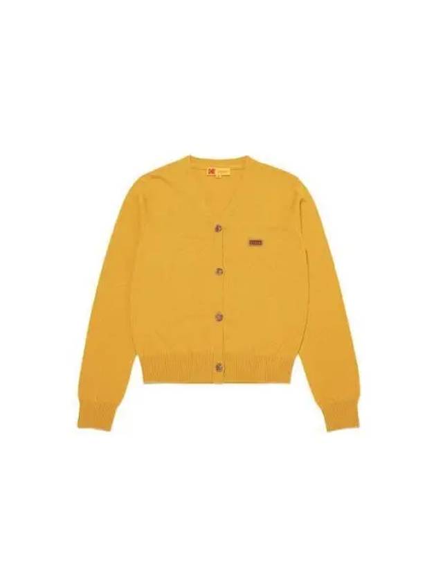 KODAK Apparel Kordel V neck Cardigan Women YELLOW - KODO - BALAAN 1