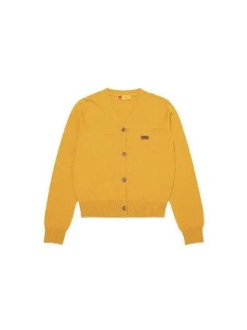 KODAK Apparel Kordel V neck Cardigan Women YELLOW - KODO - BALAAN 1