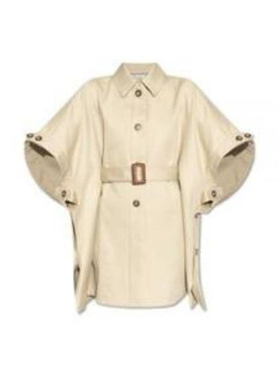 Agape Half Sleeve Poncho Jacket Beige - MAX MARA - BALAAN 2