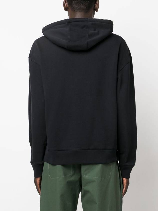 Bold Fox Head Patch Oversize Hoodie Black - MAISON KITSUNE - BALAAN 5