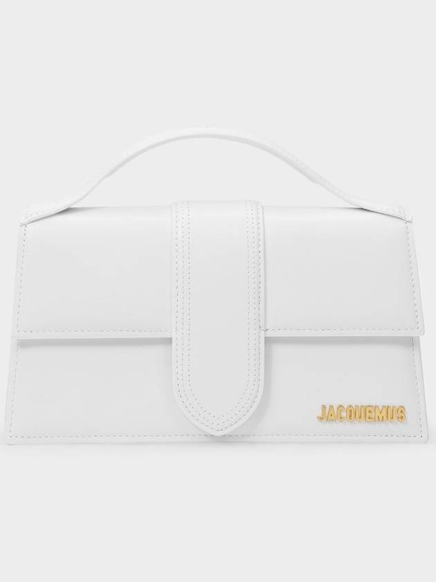 Le Grand Bambino Leather Tote Bag White - JACQUEMUS - BALAAN 2