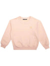 Kids Face Patch Sweatshirt Pink - ACNE STUDIOS - BALAAN 3