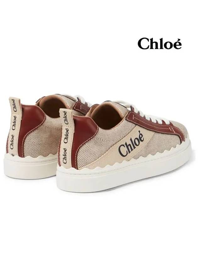 Lauren Leather Converse Low Top Sneakers Brown - CHLOE - BALAAN 4