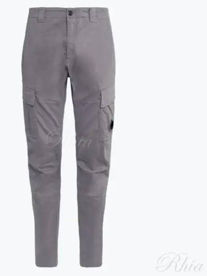 Stretch Satin Cargo Straight Pants Grey - CP COMPANY - BALAAN 2