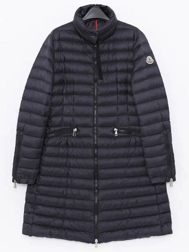 Sable patch logo lightweight long padded women s jacket 1C10300 C0355 778 - MONCLER - BALAAN 1