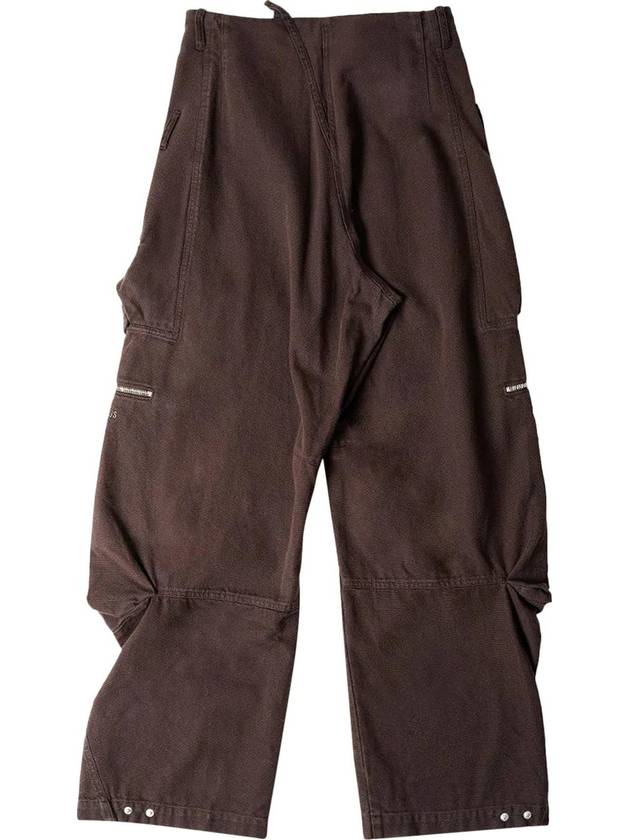 Le ChouChou Le Cargo Croissant Soft Cargo Wide Pants Dark Brown - JACQUEMUS - BALAAN 3