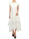 Women s Sleeveless Long Dress WD588Z OFF WHITE - ALLSAINTS - BALAAN 4