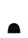 Logo Arctic Disc Rib Beanie Black - CANADA GOOSE - BALAAN 3