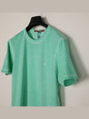 Piece Dyed Short Sleeve T-Shirt Green - CP COMPANY - BALAAN.