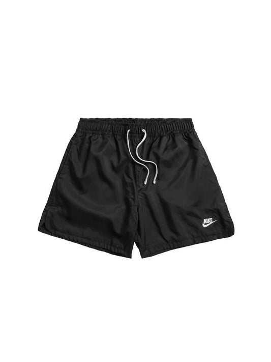 Sportswear Essential Woven Line Flow Shorts Black - NIKE - BALAAN.