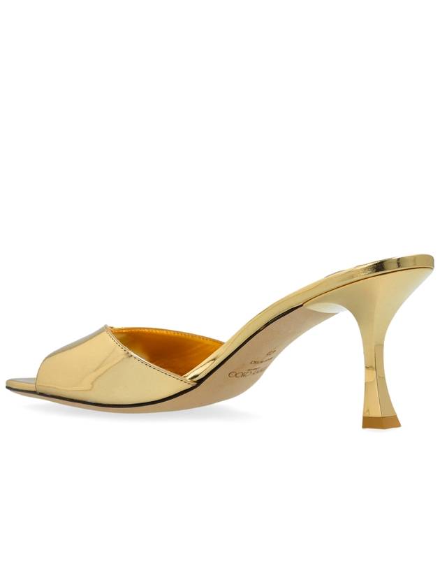 Jimmy Choo Heeled Mules Skye, Women's, Gold - JIMMY CHOO - BALAAN 5