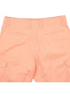 Cargo Bermuda Cotton Blended Canvas Shorts Orange - DIOR - BALAAN 7