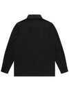 Men's Linen Twill Outerwear Shirt Black - SOLEW - BALAAN 3