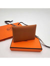 Calvi Duo Card Wallet Brown - HERMES - BALAAN 6