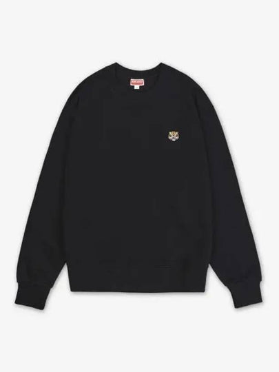 Lucky Tiger Embroidered Sweatshirt Black - KENZO - BALAAN 2