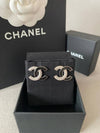 CC Logo EarringsHalf Black Silver EarringsABB931 - CHANEL - BALAAN 1