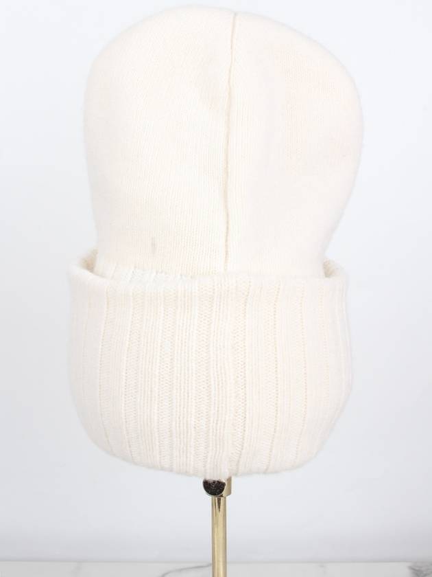 logo knit beanie white - MONCLER - BALAAN 2