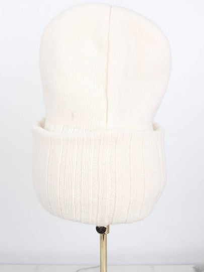 logo knit beanie white - MONCLER - BALAAN 2