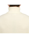 Men's Logo Patch Turtleneck White - STONE ISLAND - BALAAN 8