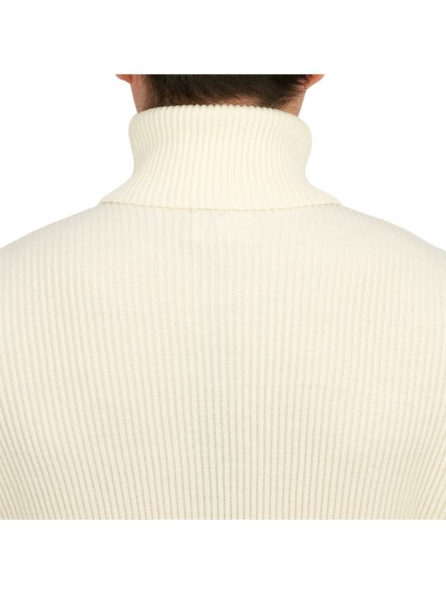 Men's Logo Patch Turtleneck White - STONE ISLAND - BALAAN 8