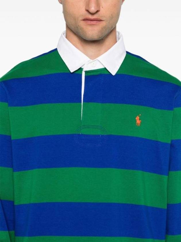 Striped Polo Shirt Green Royal - POLO RALPH LAUREN - BALAAN 4