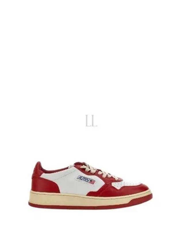 Medalist Sneakers in Leather Red - AUTRY - BALAAN 1