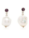 Darcey Pearl Earrings Silver - CHLOE - BALAAN 2