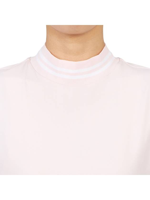 Women's Featherweight Mock Neck Golf Short Sleeve T-Shirt Blush - G/FORE - BALAAN 7