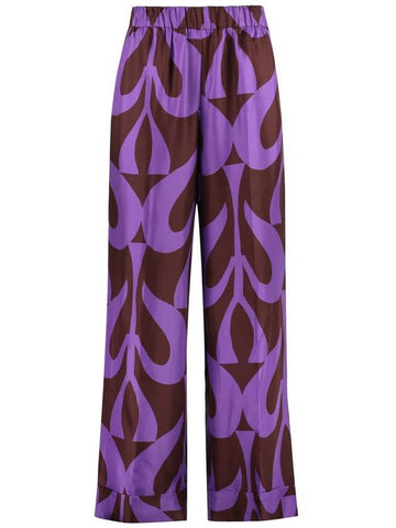 P.A.R.O.S.H. Printed Silk Pants - P.A.R.O.S.H. - BALAAN 1