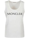 Logo Print Sleeveless White - MONCLER - BALAAN 2