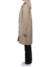 Diamond Quilted Thermoregulated Hoodie Padded Archive Beige - BURBERRY - BALAAN.